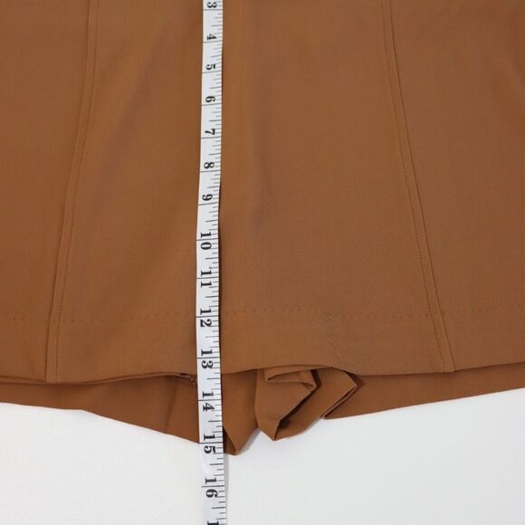 Jason Wu Skort Flowy Mini Short Carmel Brown M - Picture 7 of 8